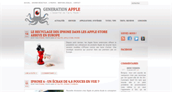 Desktop Screenshot of generation-apple.com